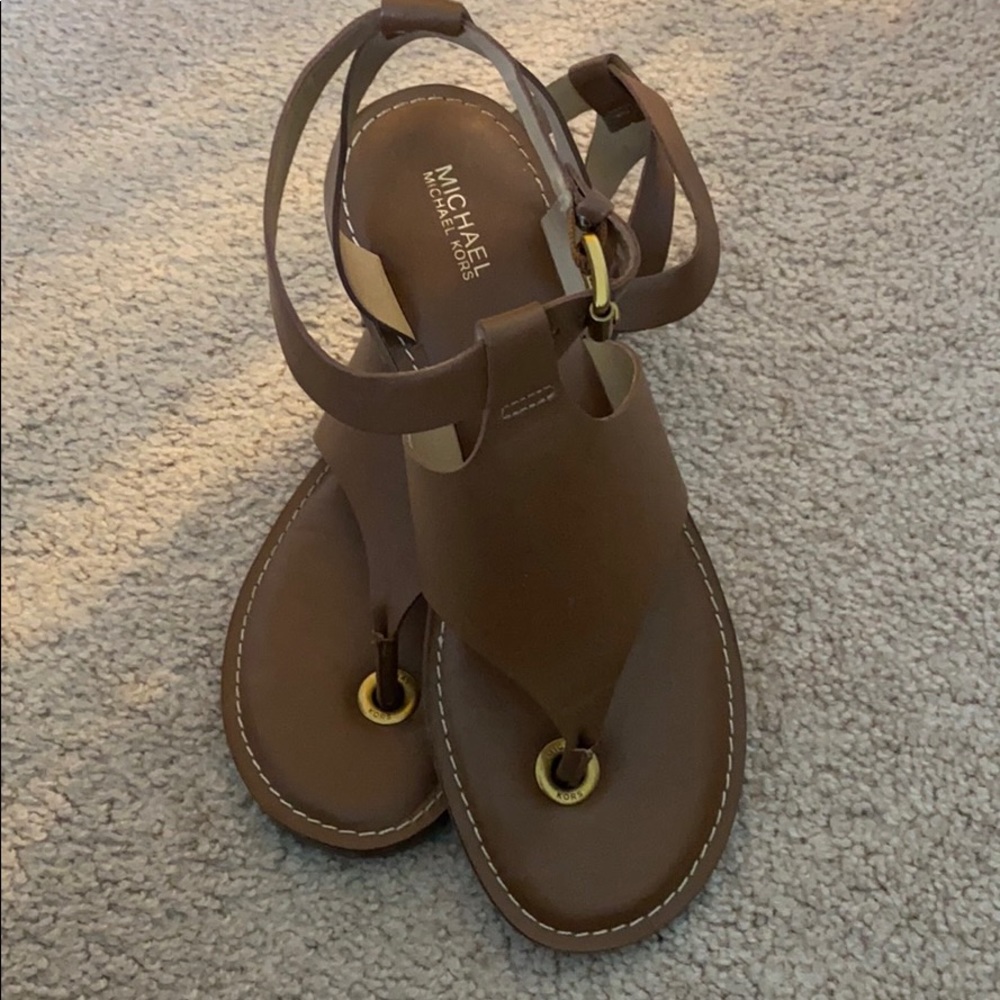 Michael Kors leather sandals